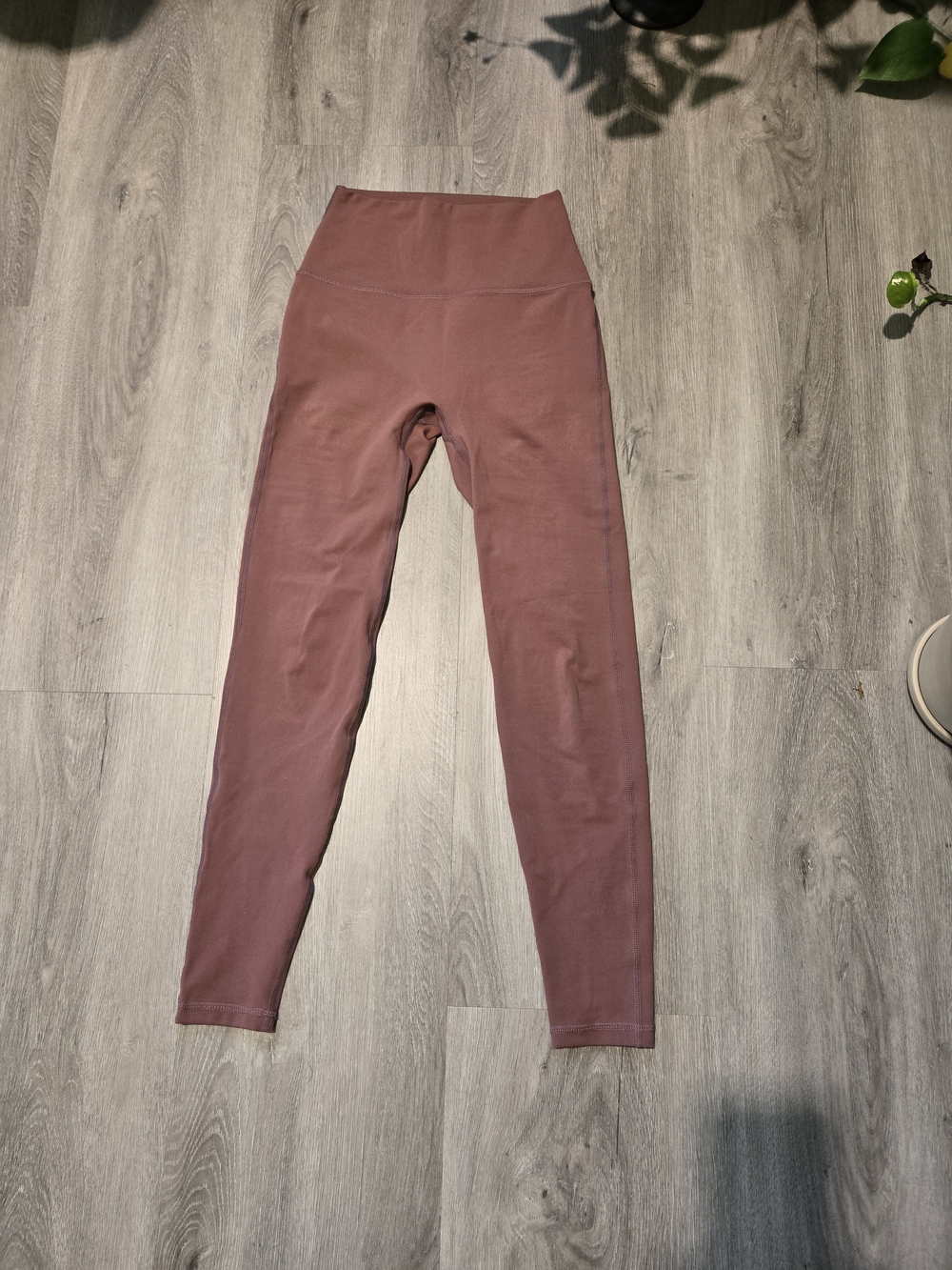 Gold Elite Collective Mauve High-Waist Leggings